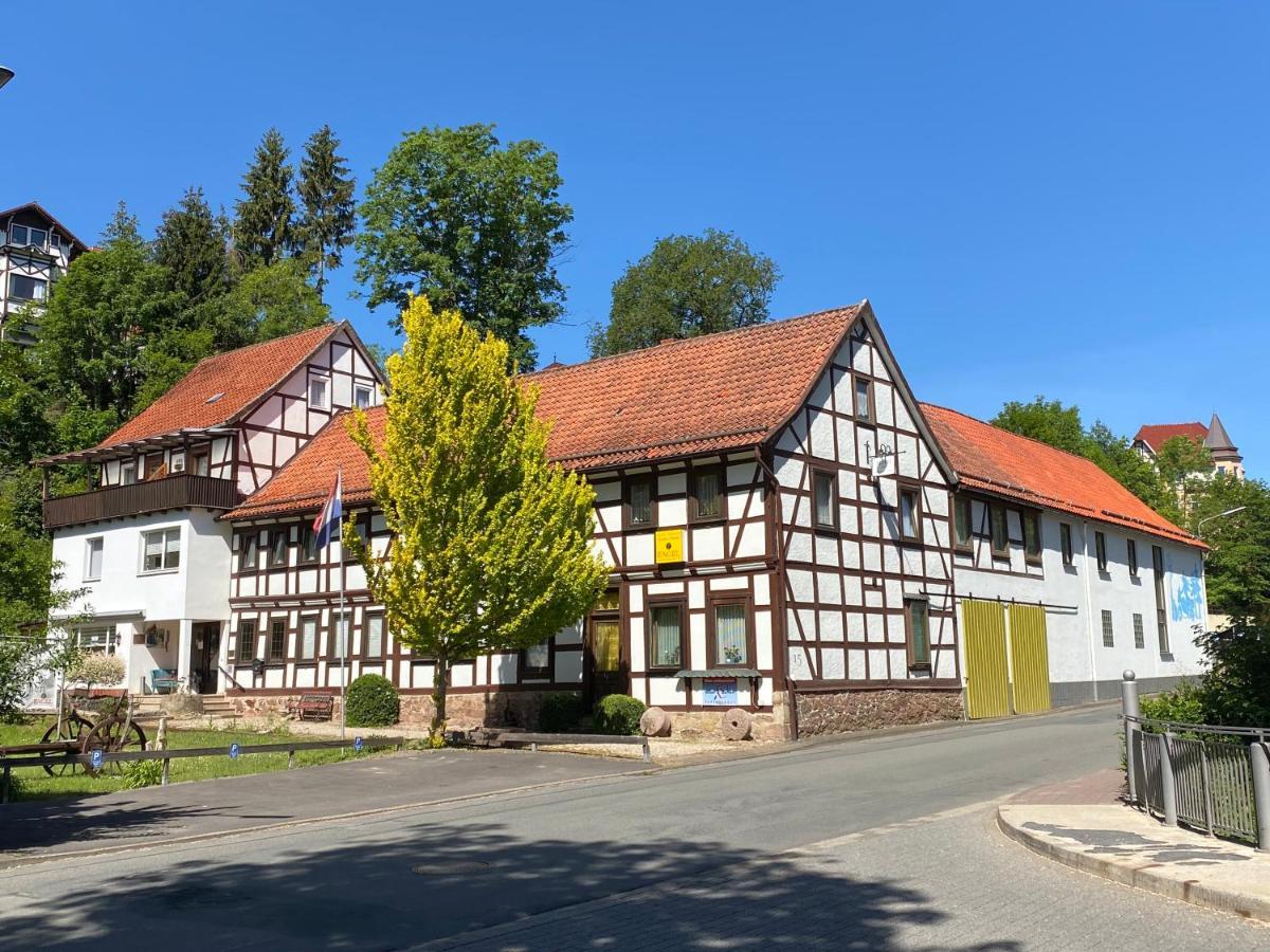 Hotel Pension Gelpkes Muehle Бад Захса Екстериор снимка