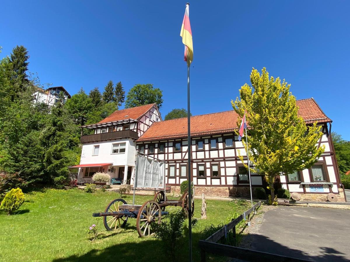 Hotel Pension Gelpkes Muehle Бад Захса Екстериор снимка